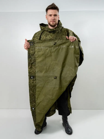 Плащ-палатка Пончо Специальная СПН, зеленый - интернет магазин Полигон