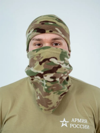 Шарф ВКБО (ВКПО), флис, цвет мультикам  - интернет магазин Полигон