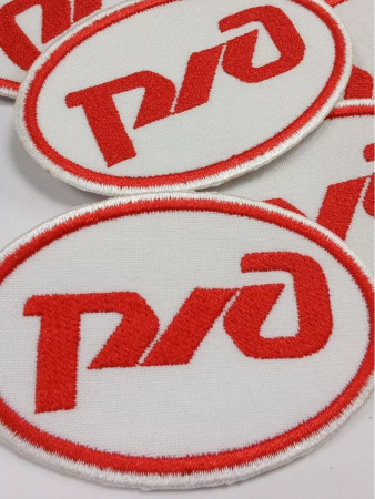 Шеврон вышитый РЖД, белый - интернет магазин Полигон