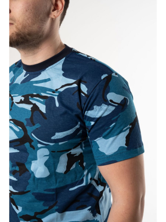 Футболка кулирка, цвет синяя кукла - интернет магазин Полигон