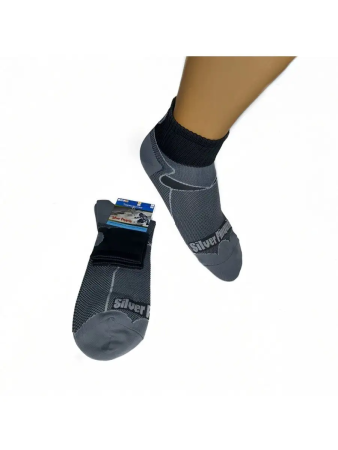 Термоноски тонкие А003 SILVER PINQUIN, серый - интернет магазин Полигон