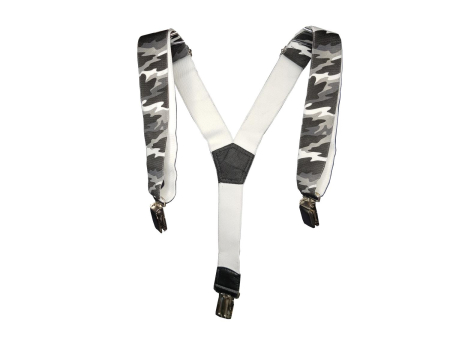 Подтяжки гладкие камуфляж, серый - интернет магазин Полигон
