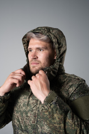 Куртка зимняя Полевая, ткань рип-стоп, цвет Зеленая цифра - интернет магазин Полигон