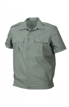 Рубашка форменная офицерская мужская, короткий рукав, оливковая - интернет магазин Полигон